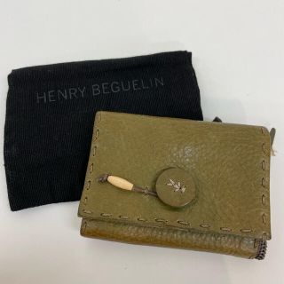 エンリーべグリン(HENRY BEGUELIN)のお値下げ‼️HENRY BEGUELIN　エンリーベグリン　三つ折り財布(財布)