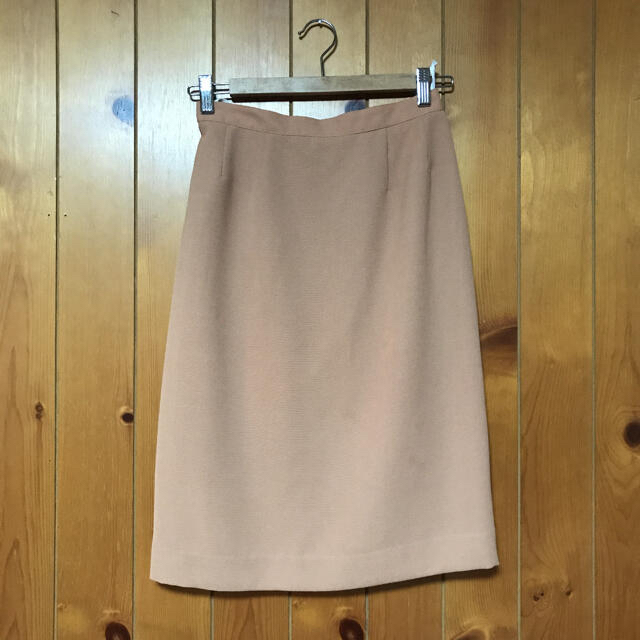 入学式 半袖 スカートスーツ 上下セット ベージュ レディースのフォーマル/ドレス(スーツ)の商品写真