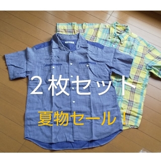 PERSONZ コットンシャツ２枚セット(シャツ/ブラウス(半袖/袖なし))