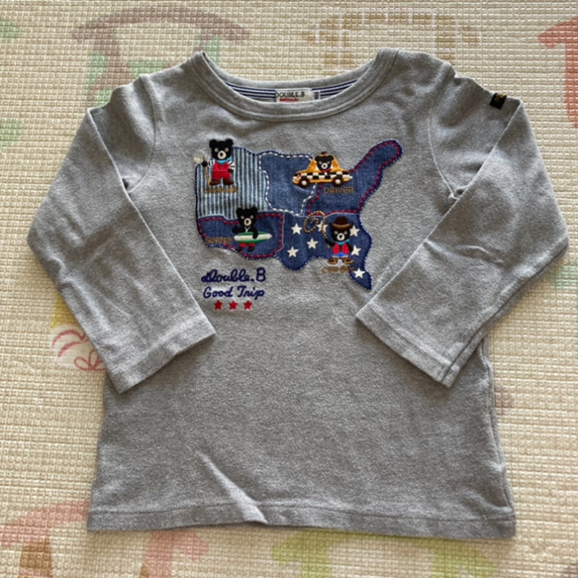 DOUBLE.B(ダブルビー)の専用　　ダブルビー　Tシャツ　ロンT 100×2枚 キッズ/ベビー/マタニティのキッズ服男の子用(90cm~)(Tシャツ/カットソー)の商品写真