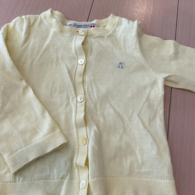 Bonpoint(ボンポワン)のポンポワン　カーディガン18M  キッズ/ベビー/マタニティのベビー服(~85cm)(カーディガン/ボレロ)の商品写真