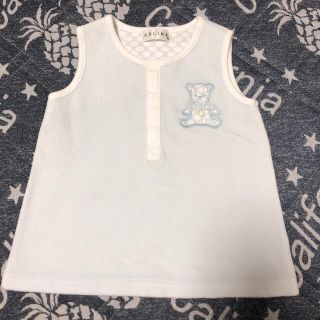 セリーヌ(celine)の美品　セリーヌ　トップス　90サイズ 水色(Tシャツ/カットソー)