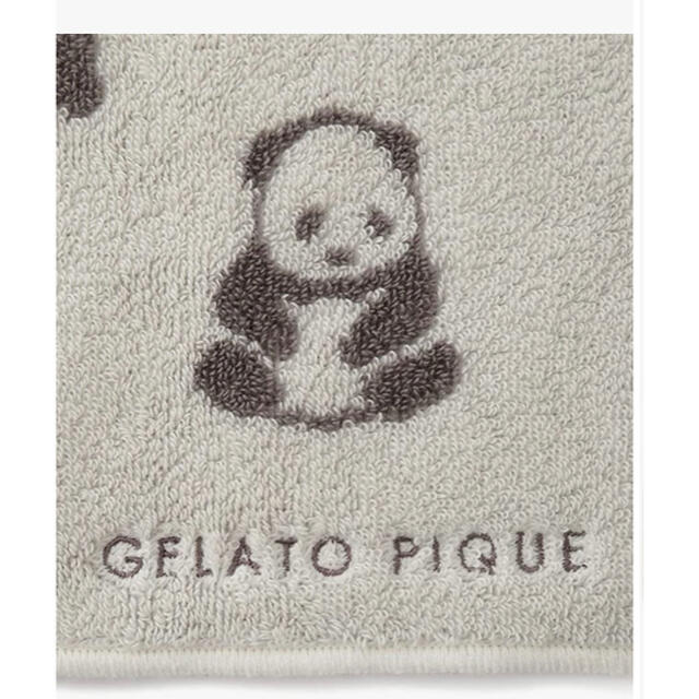 gelato pique(ジェラートピケ)の今季新作⭐︎ジェラートピケ⭐︎パンダモチーフハンドタオル レディースのファッション小物(ハンカチ)の商品写真