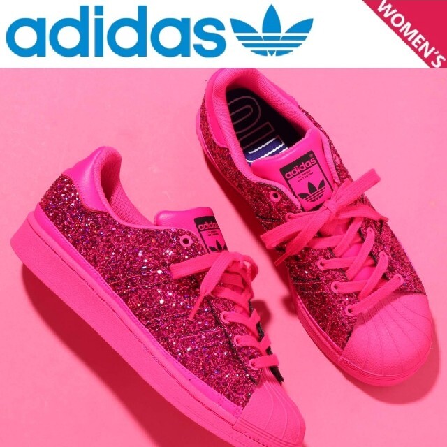 adidas adidas ラメ キラキラ GLITTER SUPER STAR グリッターの通販 by frilshop｜アディダスならラクマ