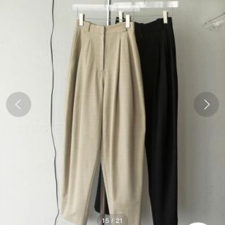 トゥデイフル(TODAYFUL)のtodayful highwaist tuck trousers(カジュアルパンツ)