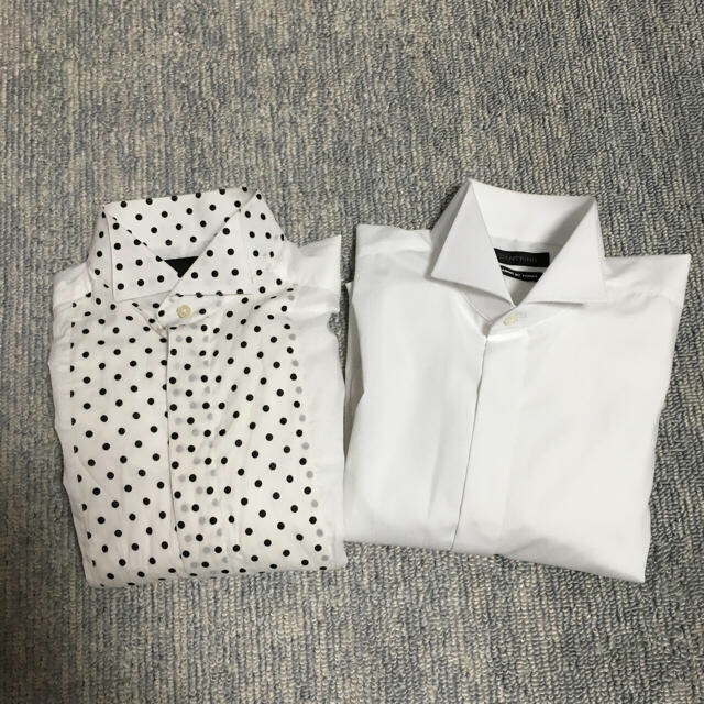 ウィングカラーシャツ 1点 白シャツのみの通販 by ♡shop ♡｜ラクマ