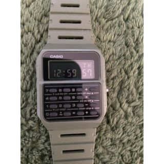 カシオ(CASIO)のカシオ　データバンク　グリーン(腕時計(デジタル))