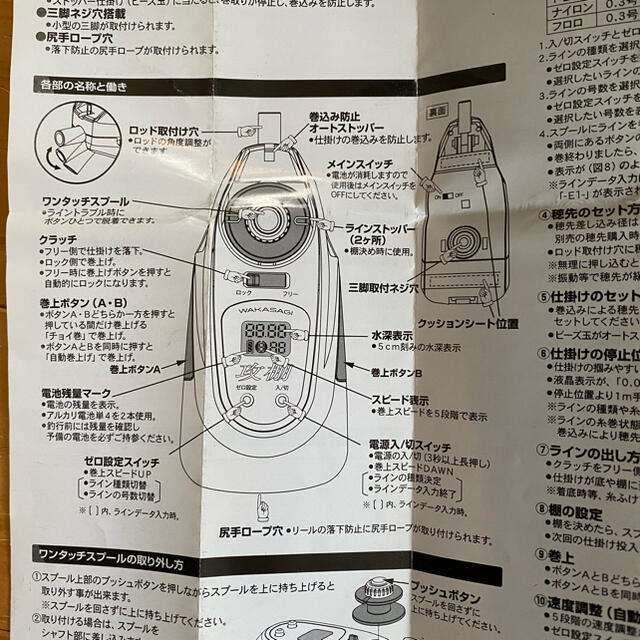 プロックスprox ワカサギ電動リール2台　穂先2本　セット スポーツ/アウトドアのフィッシング(リール)の商品写真