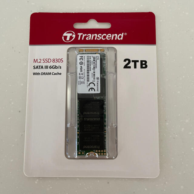 Transcend(トランセンド)の【新品未使用】トランセンド 2TB SSD TS2TMTS830S スマホ/家電/カメラのPC/タブレット(PC周辺機器)の商品写真