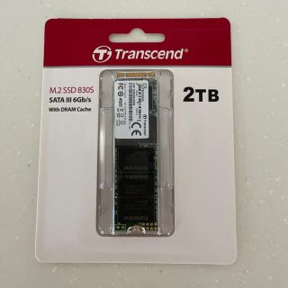 トランセンド(Transcend)の【新品未使用】トランセンド 2TB SSD TS2TMTS830S(PC周辺機器)