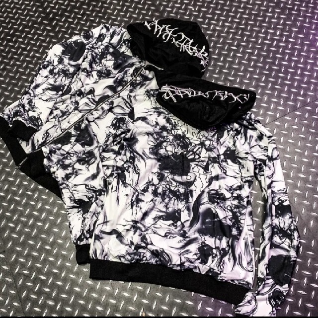 MILKBOY(ミルクボーイ)のKRYclothing  MARBLE.WHT パーカー メンズのトップス(パーカー)の商品写真