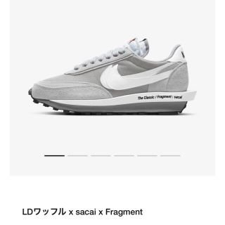 ナイキ(NIKE)のNike sacai fragment LDwaffle(スニーカー)