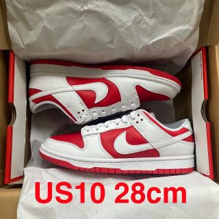 ナイキ(NIKE)の【新品・未使用】DUNK LOW RETRO Championship Red(スニーカー)