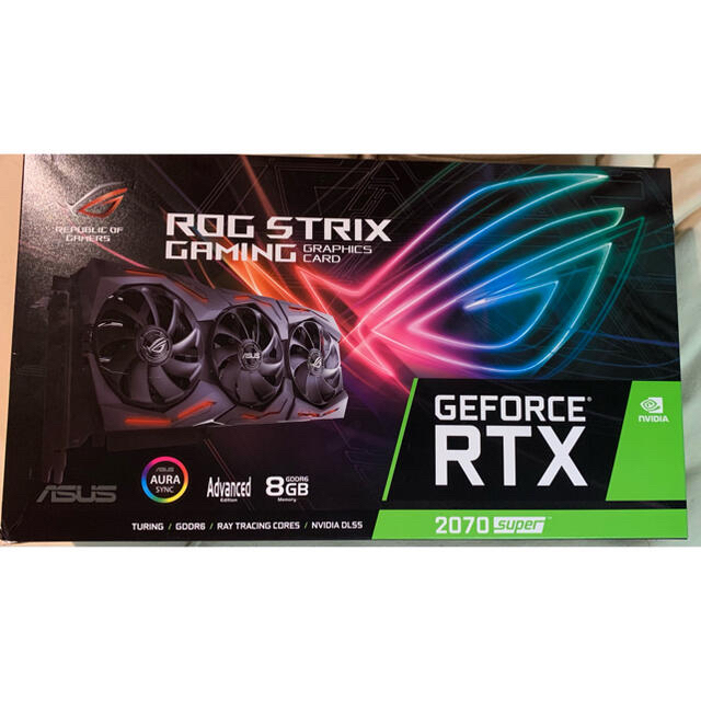 保障アリ　ROG STRIX RTX2070super 8G GAMING