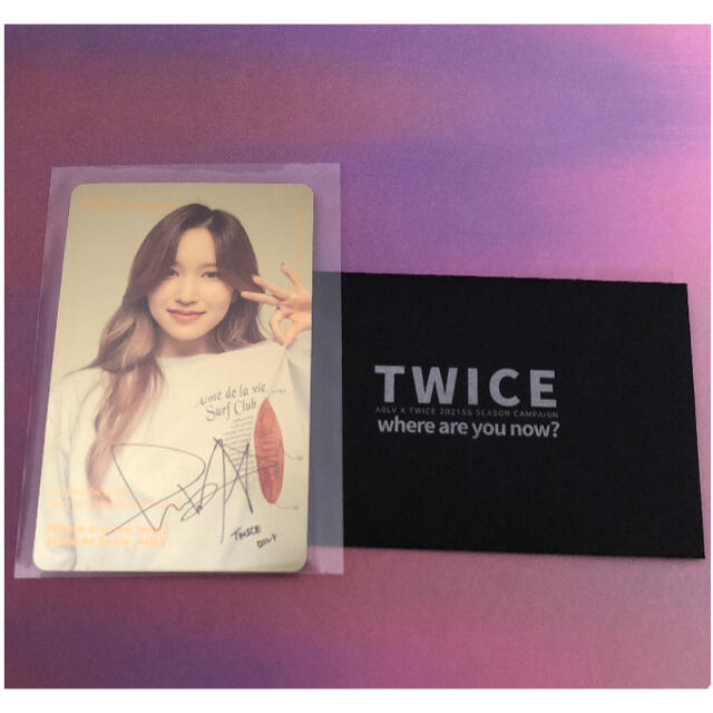 TWICE ADLV ゴールドトレカ ミナちゃん????CD