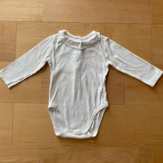 プチバトー(PETIT BATEAU)のプチバトーの襟付きロンパース(ロンパース)