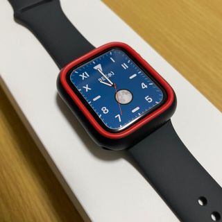 アップルウォッチ(Apple Watch)のAPPLE WATCH5 44 アルミニウム Black(腕時計(デジタル))