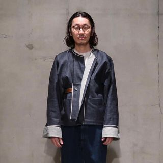 サンシー(SUNSEA)の美品　 SUNSEA 21S 第七のブルゾン  DENIM デニムsize 3(Gジャン/デニムジャケット)