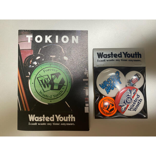 Wasted Youth 缶バッジ TOKION バッジ verdy メンズのメンズ その他(その他)の商品写真