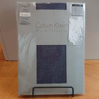 カルバンクライン(Calvin Klein)のカルバン・クライン パネル柄 ラメ入り ストッキング(タイツ/ストッキング)