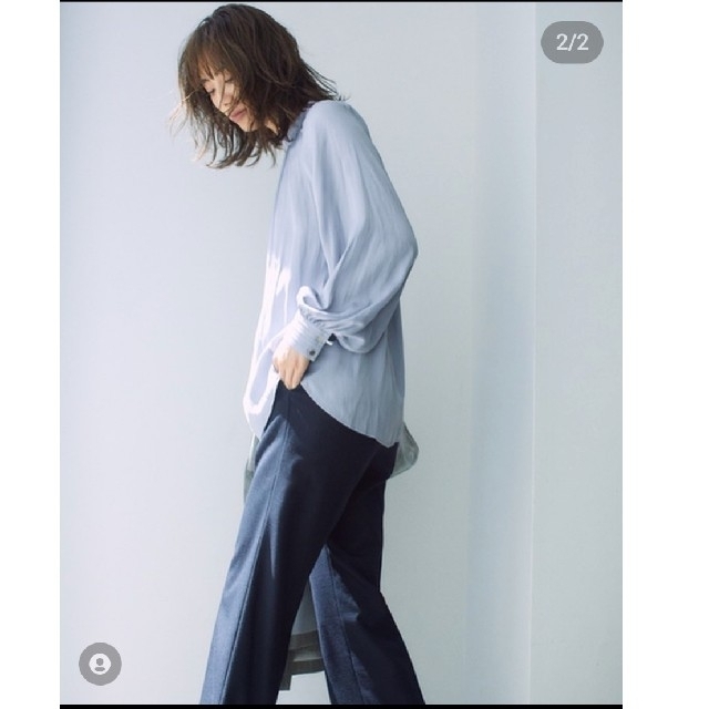 【Sold Out】プラステ　ウォームリザーブストレートパンツ　ネイビー　XXL