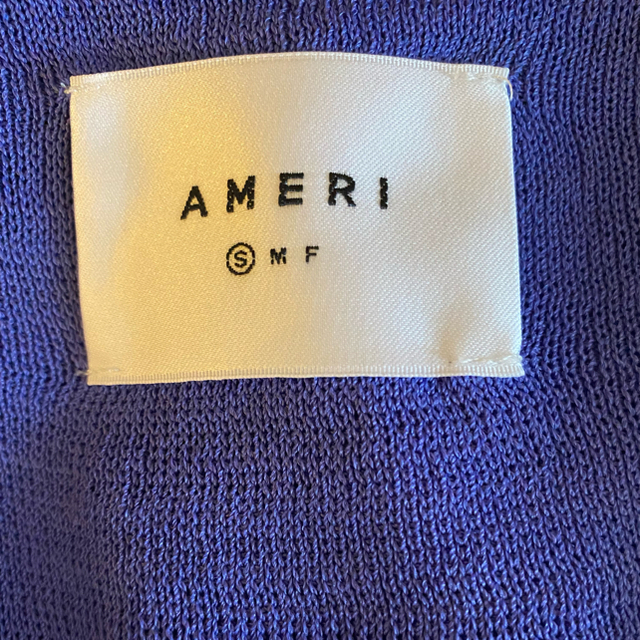 Ameri VINTAGE(アメリヴィンテージ)のAMERI ベルトニットドレス ワンピース レディースのワンピース(ロングワンピース/マキシワンピース)の商品写真