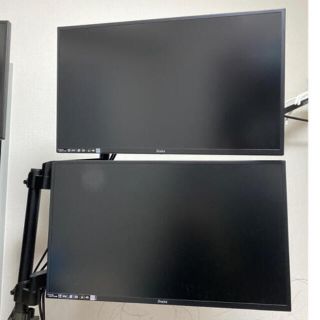 iiyama PROLITE X2474HS 2枚とモニターアームのセット(ディスプレイ)