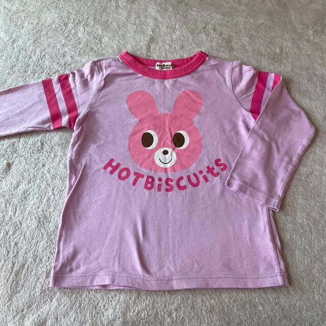 HOT BISCUITS(ホットビスケッツ)のミキハウス　ロンT 100 キッズ/ベビー/マタニティのキッズ服女の子用(90cm~)(Tシャツ/カットソー)の商品写真