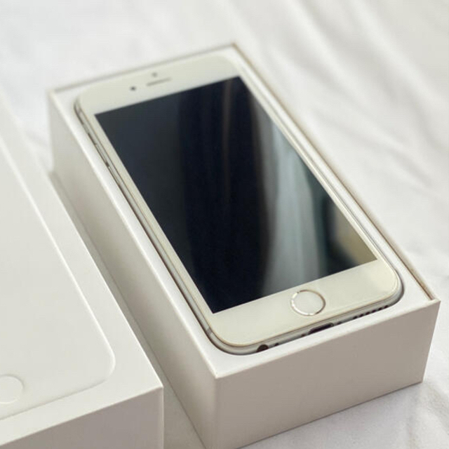 【値下げ】iPhone6 シルバー 64GB au 箱あり