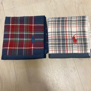 ポロラルフローレン(POLO RALPH LAUREN)のラルフローレン　タオルハンカチ　2枚(ハンカチ)