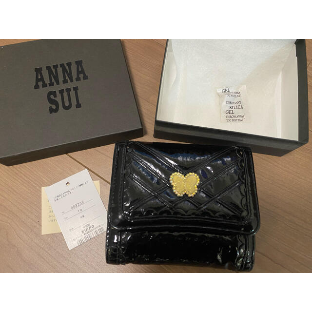 ANNA SUI(アナスイ)のANNA SUI 黒財布 レディースのファッション小物(財布)の商品写真