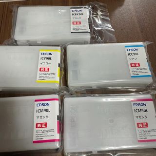 エプソン(EPSON)のEPSON  インクカートリッジ IC90L 5個4色セット(その他)