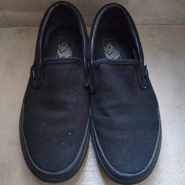 VANS(ヴァンズ)の[24cm] VANS黒スリッポン レディースの靴/シューズ(スリッポン/モカシン)の商品写真