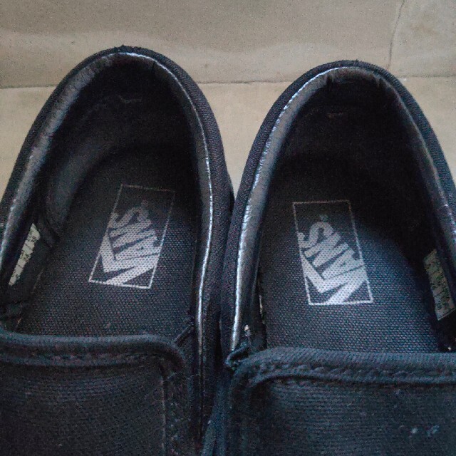 VANS(ヴァンズ)の[24cm] VANS黒スリッポン レディースの靴/シューズ(スリッポン/モカシン)の商品写真