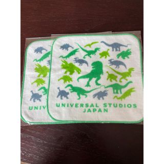 USJ  ユニバ　ジェラシックパーク　ハンドタオル　  2枚セット  (キャラクターグッズ)