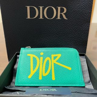 ディオール(Dior)のDIOR.AND.SHAWNコインケース(ほぼ新品、ギャランティー有り)(コインケース/小銭入れ)