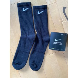 ナイキ(NIKE)のNIKE/ハイソックス/新品未使用/正規品/25〜27/L/黒/1セットのみ販売(ソックス)