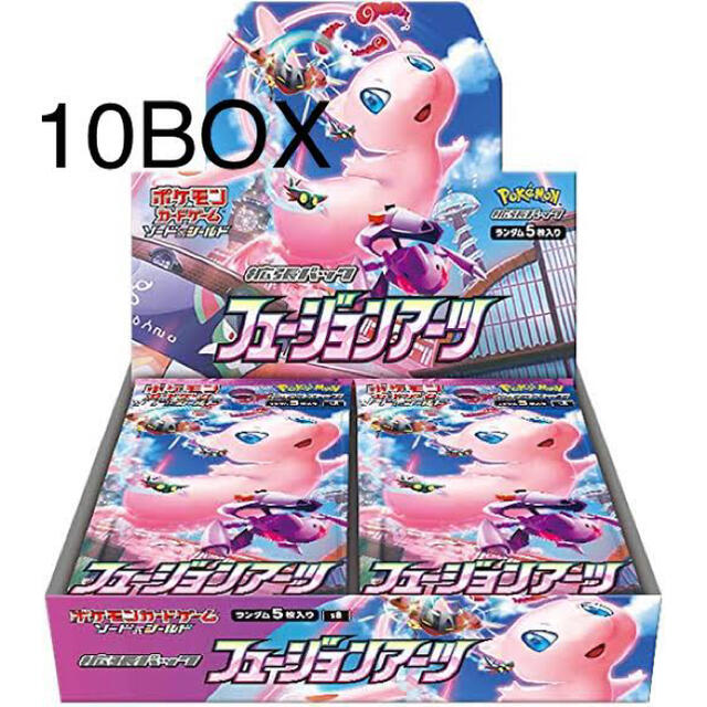 ポケモン - ポケモンカード　フュージョンアーツ 10BOX  シュリンク未開封