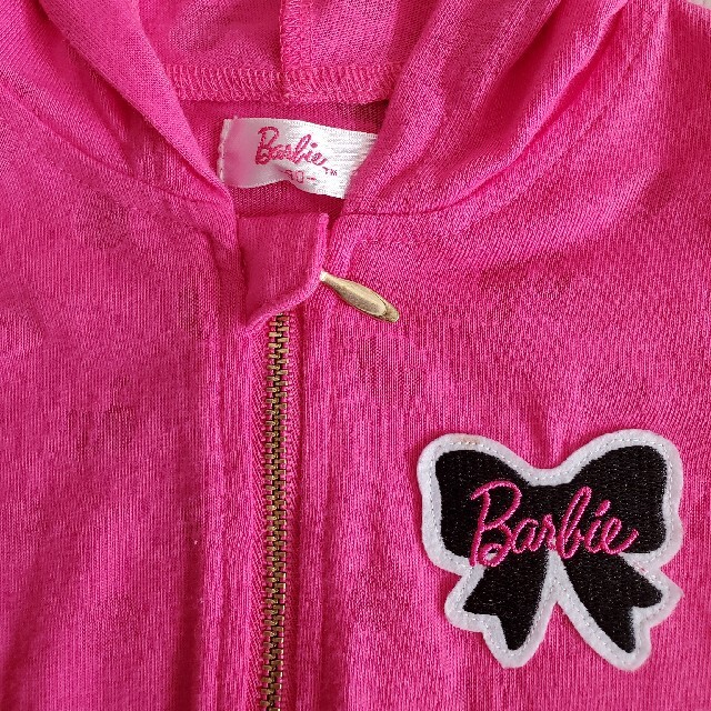 Barbie ベロアパーカー&Tシャツセット