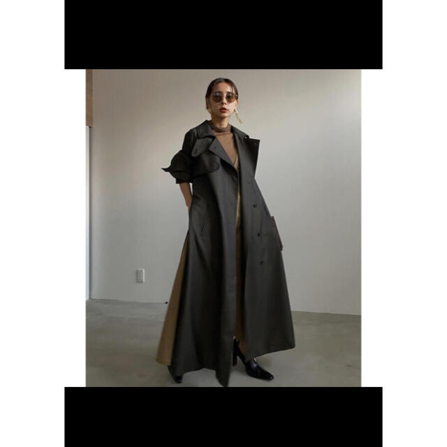 MINIMAL FLARE LONG TRENCH COAT | www.nov-ita.fr