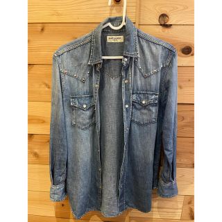 サンローラン(Saint Laurent)の【美品】SAINT LAURENT メンズデニムシャツ(シャツ)