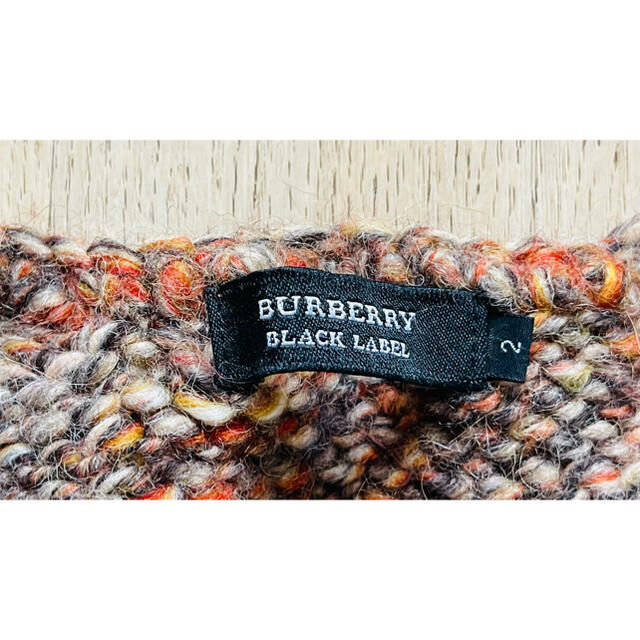 BURBERRY BLACK LABEL(バーバリーブラックレーベル)の美品バーバリーニットセーター 真鍮タグ付き サイズ2 レディースのトップス(ニット/セーター)の商品写真