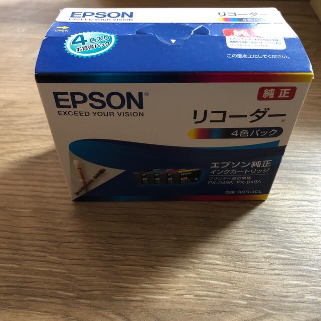 EPSON(エプソン)のEPSON インクカートリッジ RDH-4CL インテリア/住まい/日用品のオフィス用品(その他)の商品写真