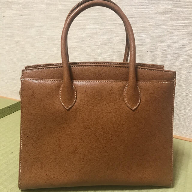 濱野皮革工藝/HAMANO(ハマノヒカクコウゲイ)のトリップ様専用です/バンドバッグ　ゴールド色ブラウン　HAMANO レディースのバッグ(ハンドバッグ)の商品写真