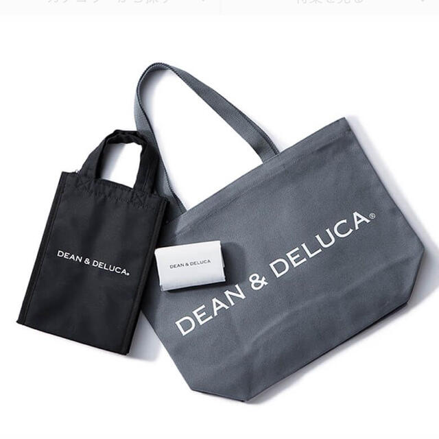 DEAN & DELUCA(ディーンアンドデルーカ)のDEAN&DELUCA 4点トートバッグ 保冷バッグ エコバッグ　保冷ボトル レディースのバッグ(トートバッグ)の商品写真
