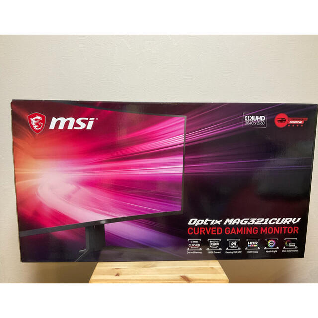 湾曲型ゲーミングモニター MSi 31.5インチ - ディスプレイ