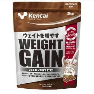 ケンタイ(Kentai)の【未開封】Kentai ウェイトゲインアドバンス 3kg ミルクチョコ風味(プロテイン)