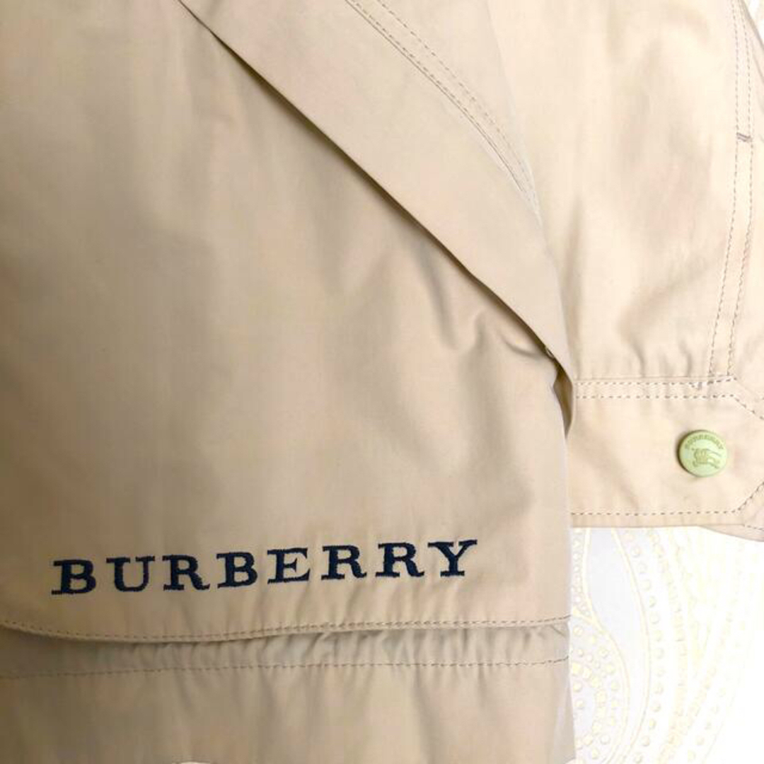BURBERRY - 140 バーバリー 上品♡フード付き♡薄手ジャンパーコート