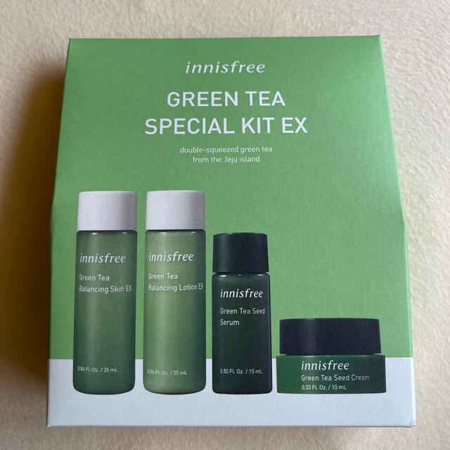 Innisfree(イニスフリー)の新品 イニスフリー グリーンティー スペシャルキットEX 韓国 スキンケア コスメ/美容のキット/セット(サンプル/トライアルキット)の商品写真