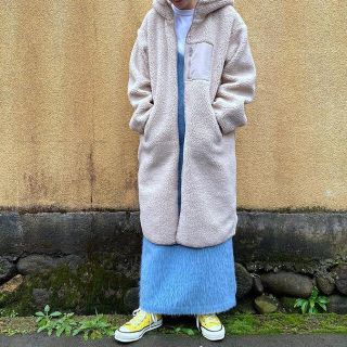 新品未使用 maison lierre メゾンリエール フードボアコート